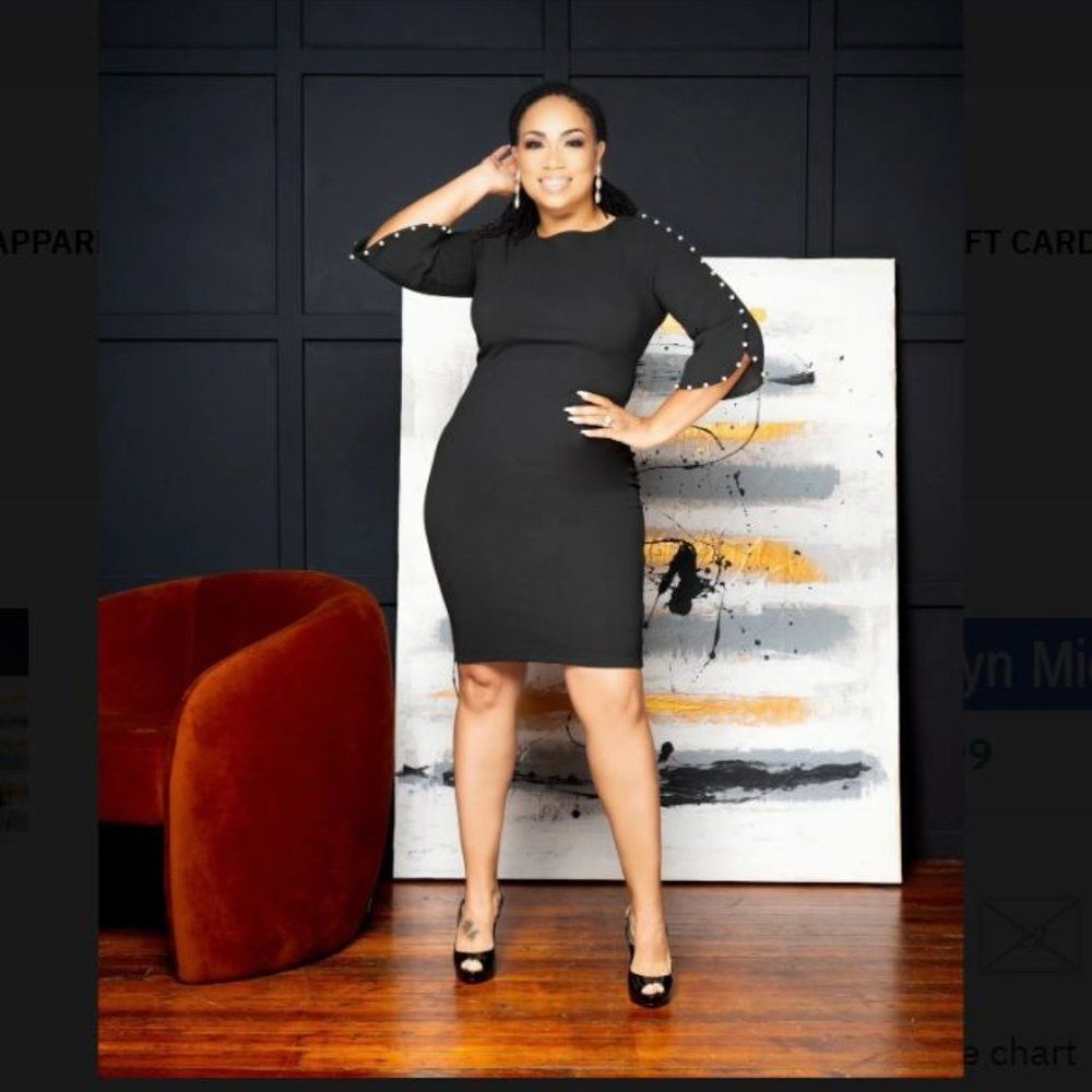 Allen Kay Midi Dress